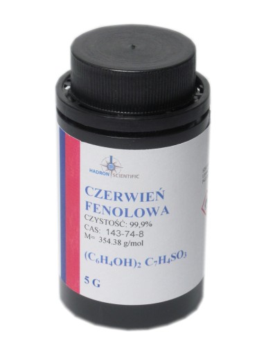 CZERWIEŃ FENOLOWA - WSKAŹNIK / BARWNIK - 5G