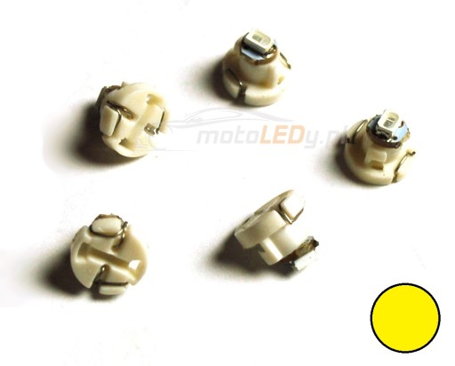 LED 0,2W T4.2 T4 R4 W1,2W W2W 12V 20lm żółta