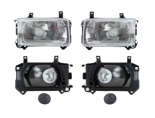 REFLEKTORY LAMPY PRZÓD VW T4 TRANSPORTER 90-03 L+P