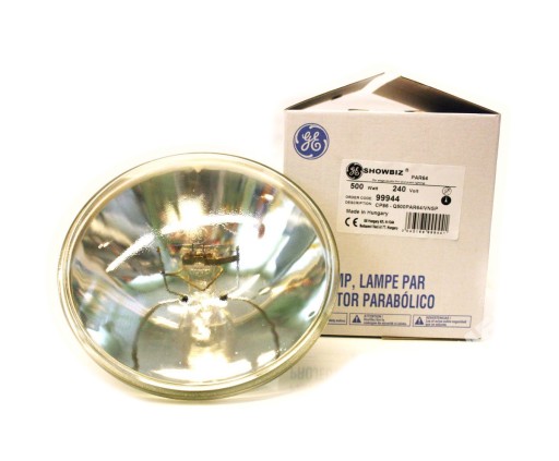 Lampa Halogen GE CP86 500 PAR64 VNSP 240V Oryginał