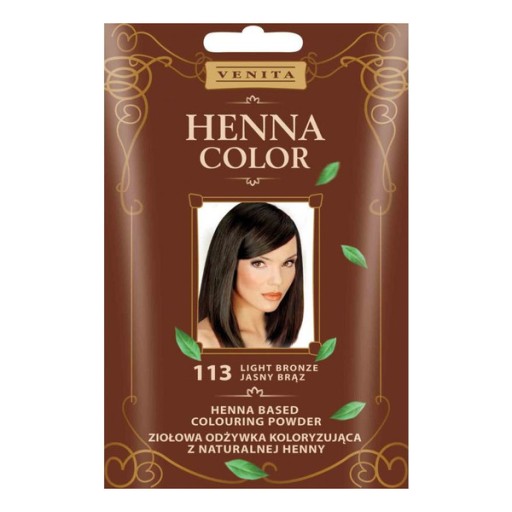 Venita, Henna Color, odż kolor. nr113 jasny brąz