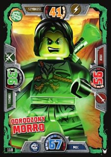 karta nr 118 odrodzony Morro Lego Ninjago 3