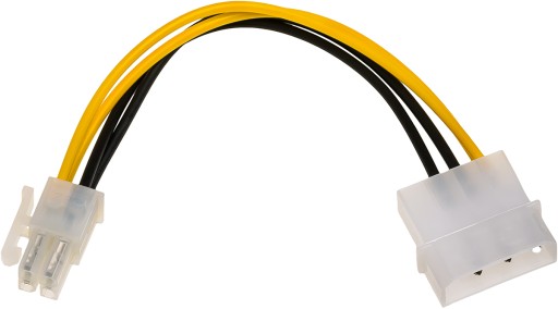 ADAPTER PRZEJŚCIÓWKA ZASILANIA z MOLEX na P4 4-PIN