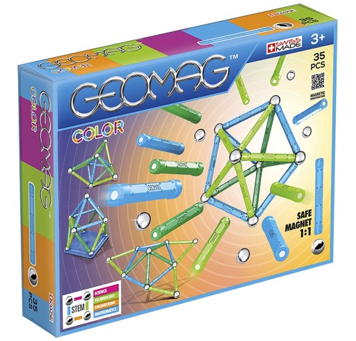 KLOCKI MAGNETYCZNE GEOMAG COLOR GEO-261 3D 35 el.