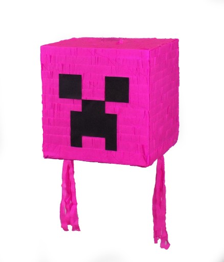 Zestaw SUPER PINIATA na urodziny jak MINECRAFT