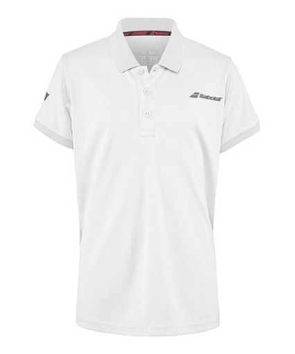 KOSZULKA BABOLAT CORE POLO BOY 18 WH 164 PROMO