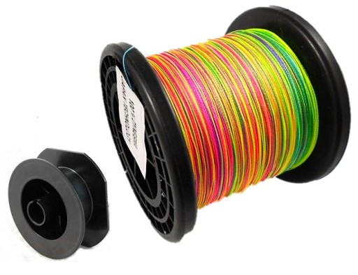 Plecionka MORSKA multicolor tęczowa kolor 0,30 mm