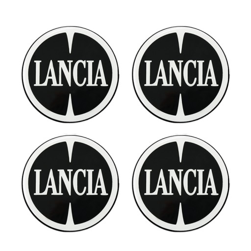 EMBLEMAT LOGO ZNACZEK 3D Lancia 50 mm 4szt.