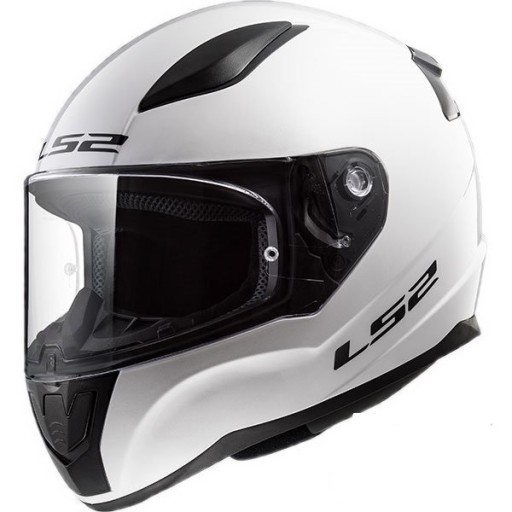 KASK INTEGRALNY LS2 FF353 RAPID II SOLID BIAŁY POŁYSK R. L 59-60 cm