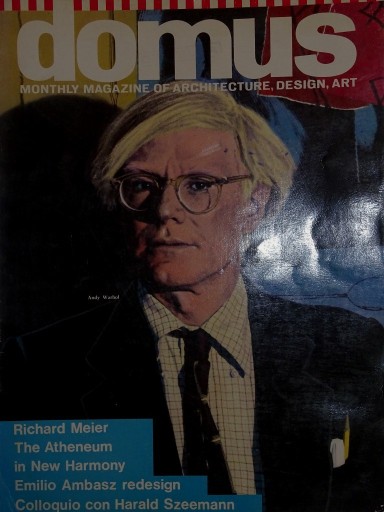 Czasopismo DOMUS 1980 ANDY WARHOL architektura ArT