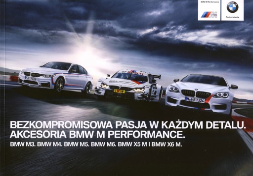 BMW M3 M4 M5 M6 X5M X6M prospekt 2015 Akcesoria