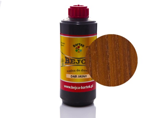 Bejca wodna do drewna DĄB JASNY pigment 200ml