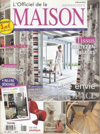 L'OFFICIEL DE LA MAISON 5/2016 FRANCJA