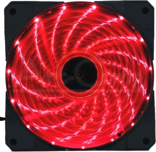 Wentylator LED GAMING 12cm 2 kolory, 2pin Molex FV