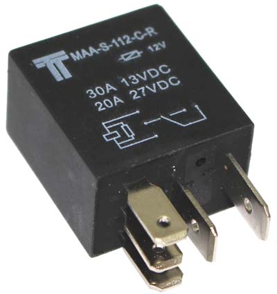 PRZEKAŹNIK MINI MICRO 12V 30/30A SAMOCHODOWY NO/NC