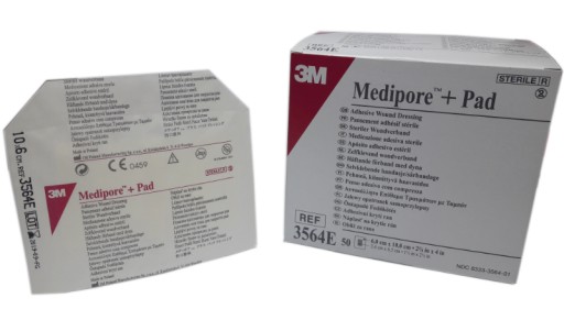 3M MEDIPORE + Pad 3564E 6cm x10cm PLASTRY 50SZTUK