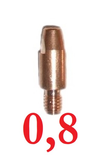 Końcówka prądowa M6x28 0,8mm