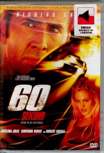 60 SEKUND Nicolas Cage Angelina Jolie DVD