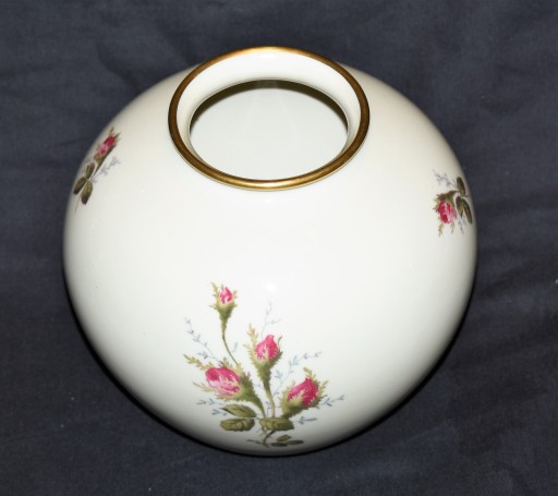 ROSENTHAL Moosrose ecru wazon wys. 19cm st ideal