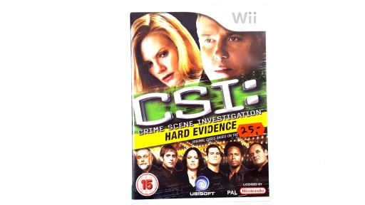 WII CRIME SCENE INVESTIGATION HARD EVIDENCE CSI