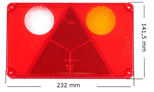 Klosz Lampy Tylnej WAŚ do Lamp Typ W21 nr 117