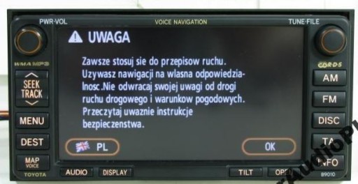 NAWIGACJA TOYOTA B9010 B9000 POLSKIE MENU LEKTOR