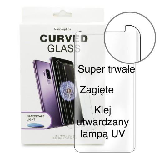 Szkło Hartowane Samsung Galaxy S9 z lampą UV 5D