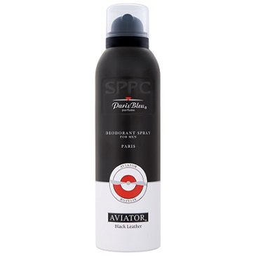 Dezodorant AVIATOR Black Leather Paris bleu 200ml