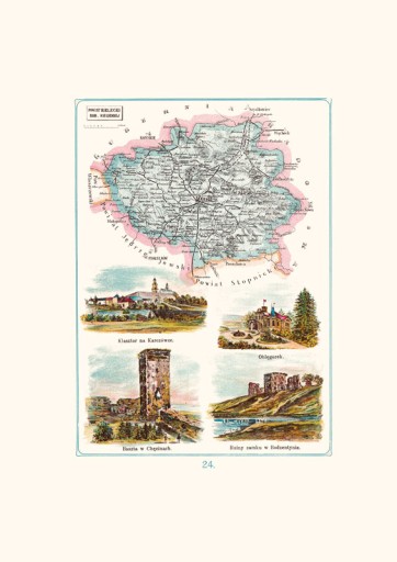 Bazewicz MAPA A3 Kielce, powiat kielecki