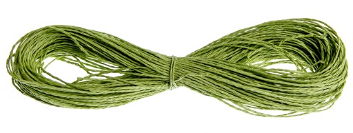 SZNUREK PAPIEROWY ZIELONY 48m DŁ. 1,5-2mm ŚR.
