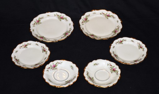 Rosenthal pompadour moosrose 6 talerzy st idealny