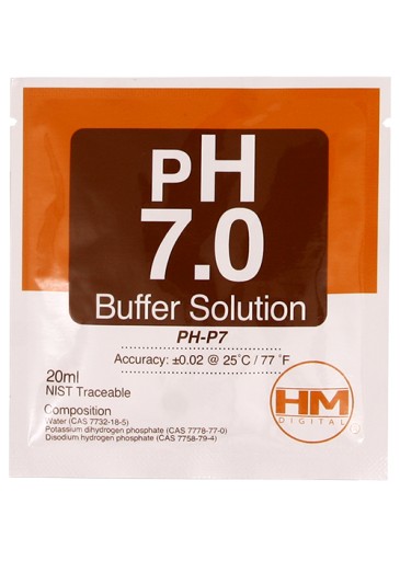 Bufor 20 ml. pH7 lub pH4 - kalibracja miernika pH.