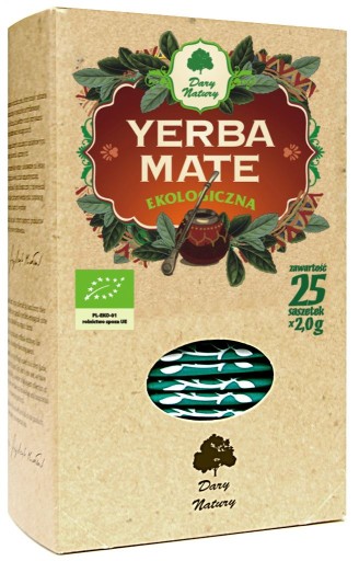 YERBA MATE EKOLOGICZNA BIO (25 x 2 g) DARY NATURY