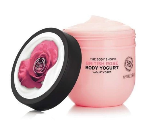 THE BODY SHOP BRITISH ROSE BODY YOGURT Jogurt Balsam Brytyjska Róża 200 ml