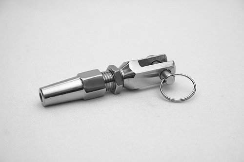 Uchwyt naciąg samozaciskowy linki fi 4 INOX