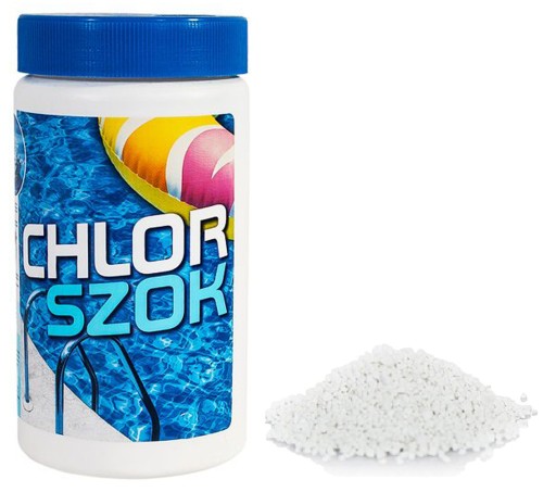 CHLOR SZOK Stabilizowany Chemia do Dezynfekcji Wody Basen Jacuzzi GAMIX 1kg