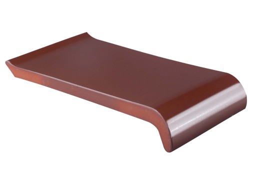 Parapety Ceramiczne Zewnętrzne CIEMNY BRĄZ 24cm