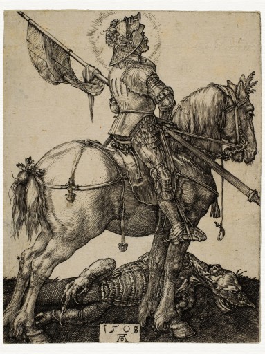 Albrecht DURER św. Jerzy na koniu 1508 r.