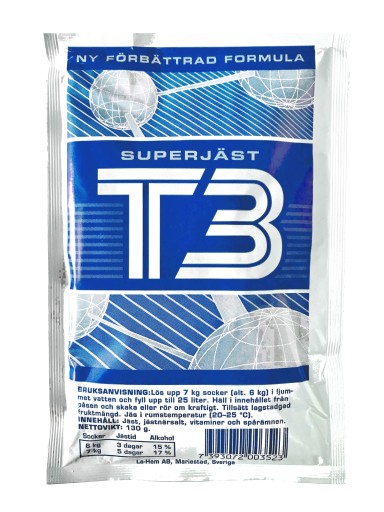 Drożdże gorzelnicze T3 super 7 kg cukrówka