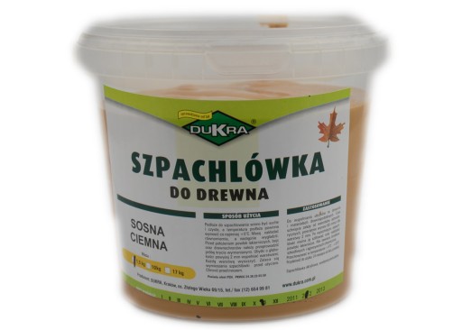 SZPACHLÓWKA SZPACHLA DO DREWNA SOSNA CIEMNA 1,5kg