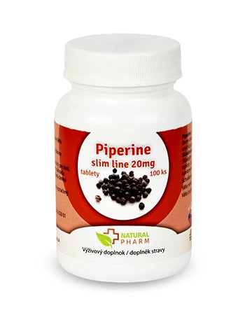 Piperine slim line 20mg 100 tabletek