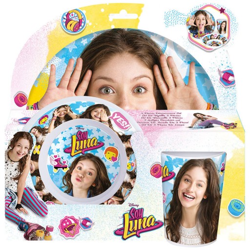 SOY LUNA zestaw śniadaniowy z melaminy 3w1