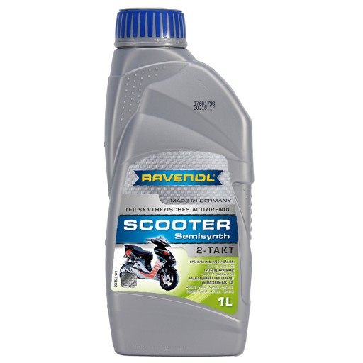RAVENOL Scooter 2T 1L - motocyklowy olej do mieszanki do dwusuwa skuterów