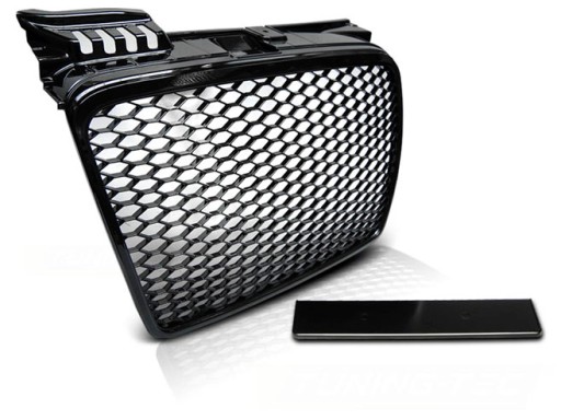 GRILL AUDI A4 B7 RS-TYPE 04-08R BLACK POŁYSK