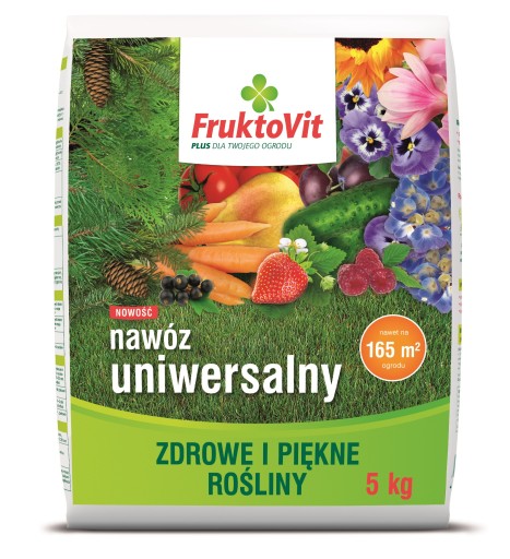 Nawóz Fruktovit Uniwersalny Wieloskładnikowy 5KG