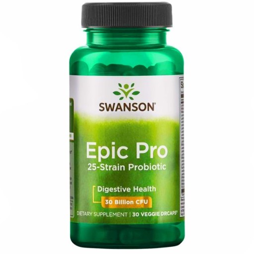 SWANSON PROBIOTYK EPIC PRO aż 25 SZCZEPÓW 30 mld