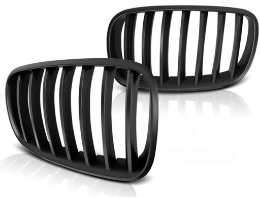 GRILL NERKI BMW X5 E70 X6 E71 08- BLACK