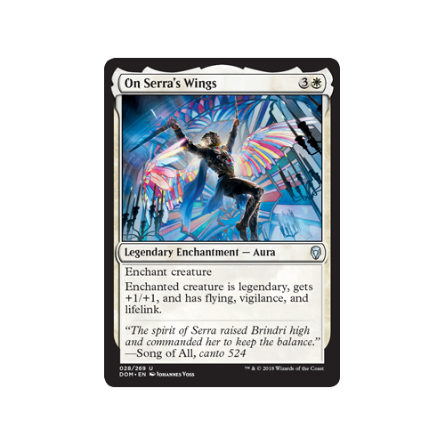 MTG 2x On Serra's Wings (Uncommon)