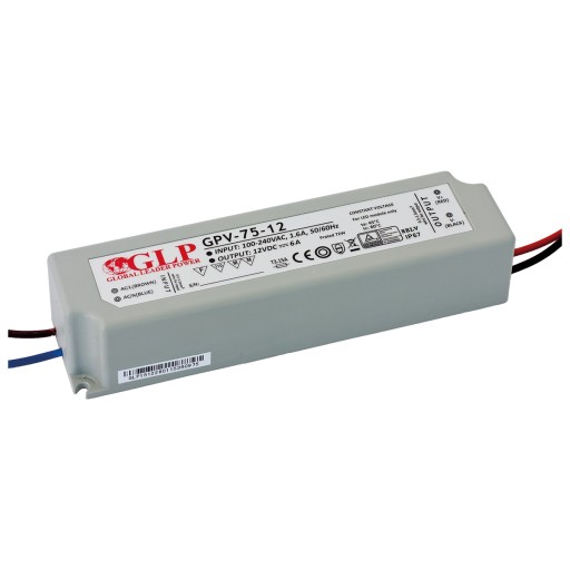 ZASILACZ GPV 12V 72W 6A IP67 WODOODPORNY DO LED