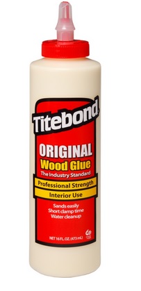 Klej do drewna Titebond ORIGINAL 473ml klasy D3 klej stolarski do modeli